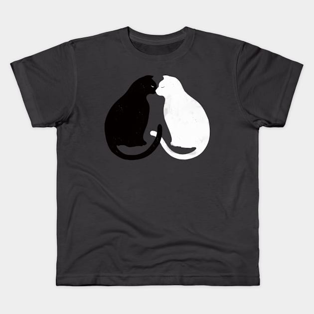 Cat Kiss Kids T-Shirt by BCGotschall